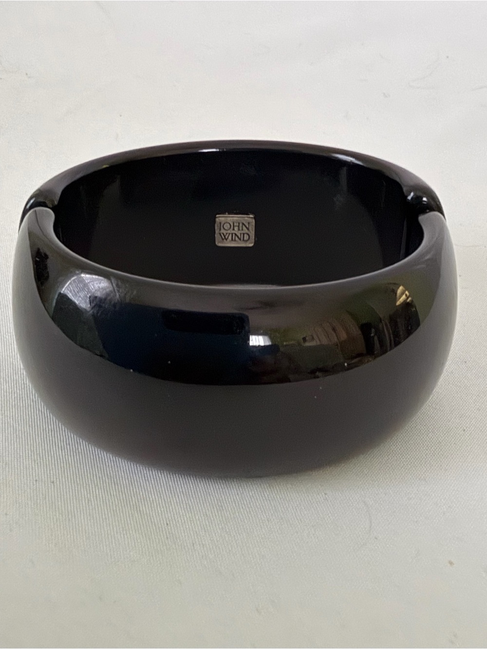 Vintage John Wind Black Bangle